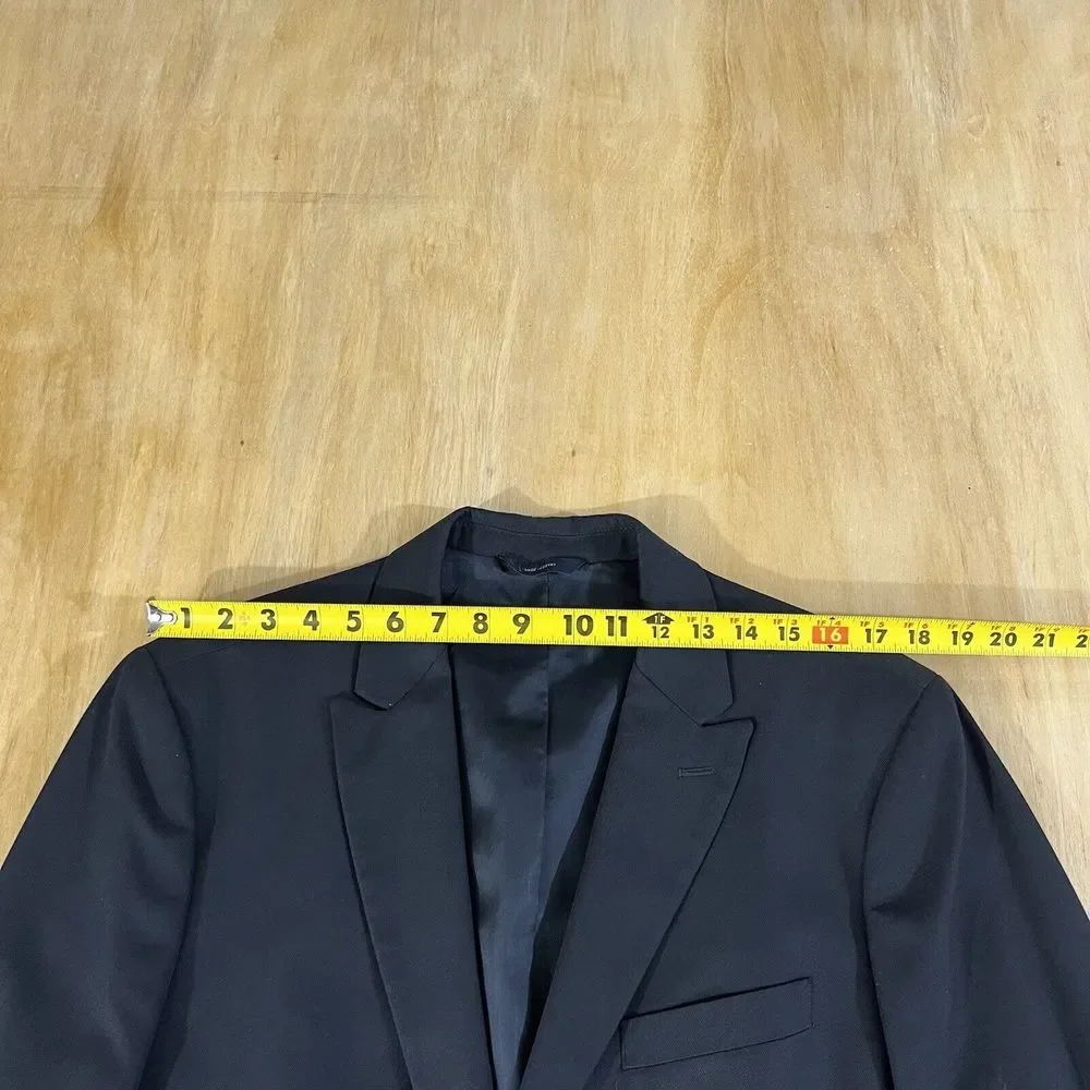 Banana Republic Blazer Mens 👉Actual‎ Size 42R👈Suit Jacket Peak Lapel Polyester